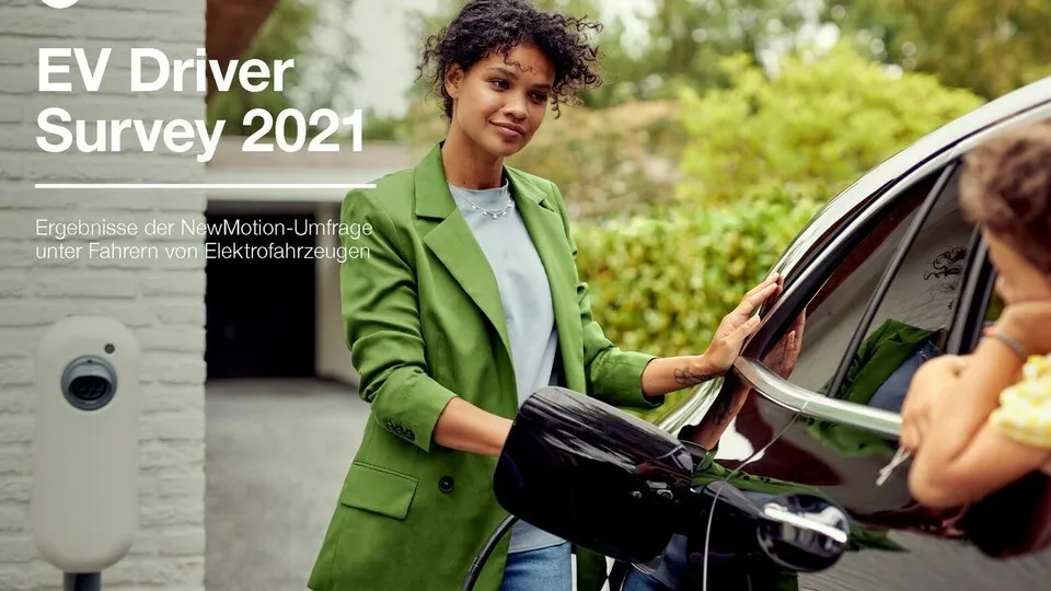New Motion hat in der großangelegten Studie EV Driver Survey 2021,  europaweit mehr als 10.000 E-Fahrzeugfahrer befragt.